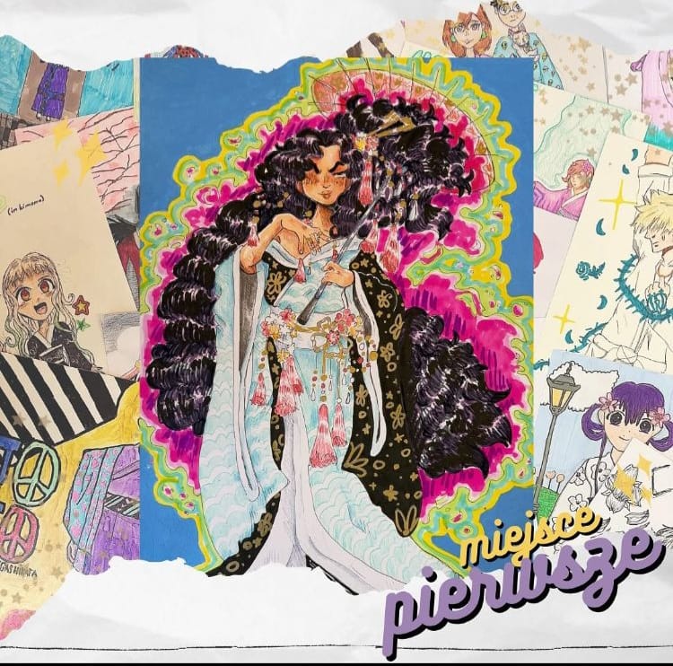 Pierwsze miejsce w konkursie plastycznym